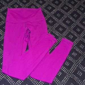 Purple lululemon high rise leggings